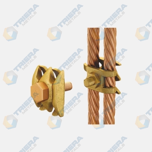 Clamping Two Cables to Flat Bar