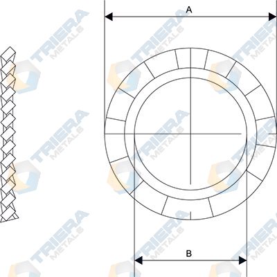 Serrated Washer External Structure