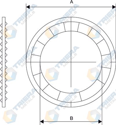 Serrated Washer Internal Structure