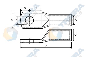 High Voltage Copper Cable Terminal Structure